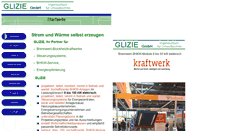 Desktop Screenshot of glizie.de