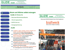 Tablet Screenshot of glizie.de